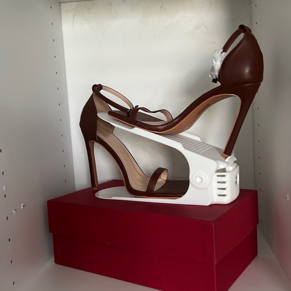 Pretty Little Thing Brown Heels